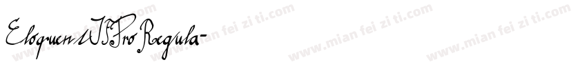 EloquentJFPro Regula字体转换